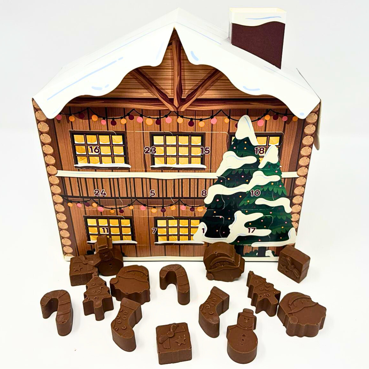 Nordic Ski Chalet Advent Calendar