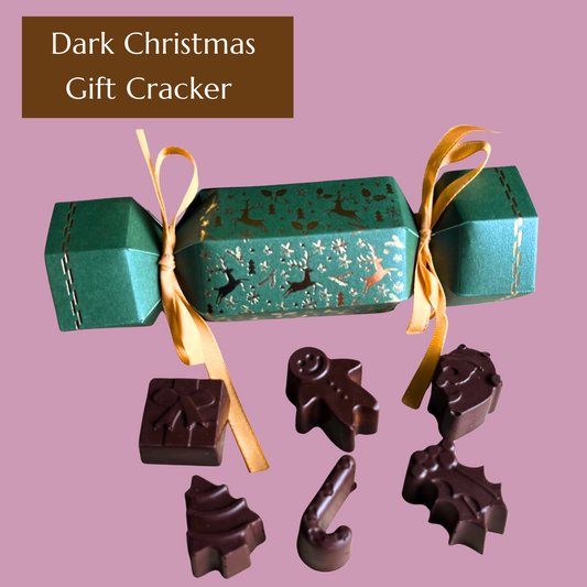 Classic Dark Christmas Chocolates Gift Cracker