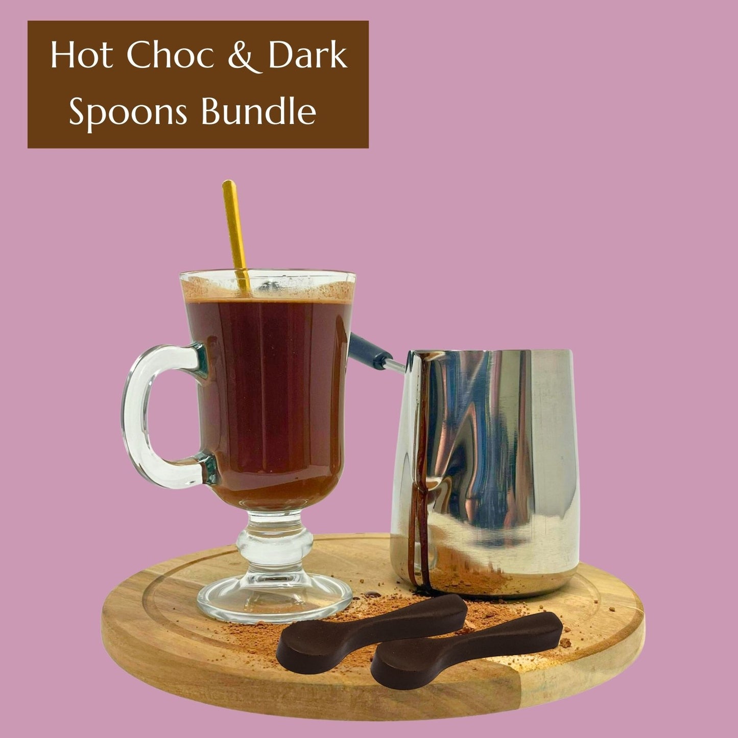 Hot Chocolate & Classic Dark Spoons Bundle