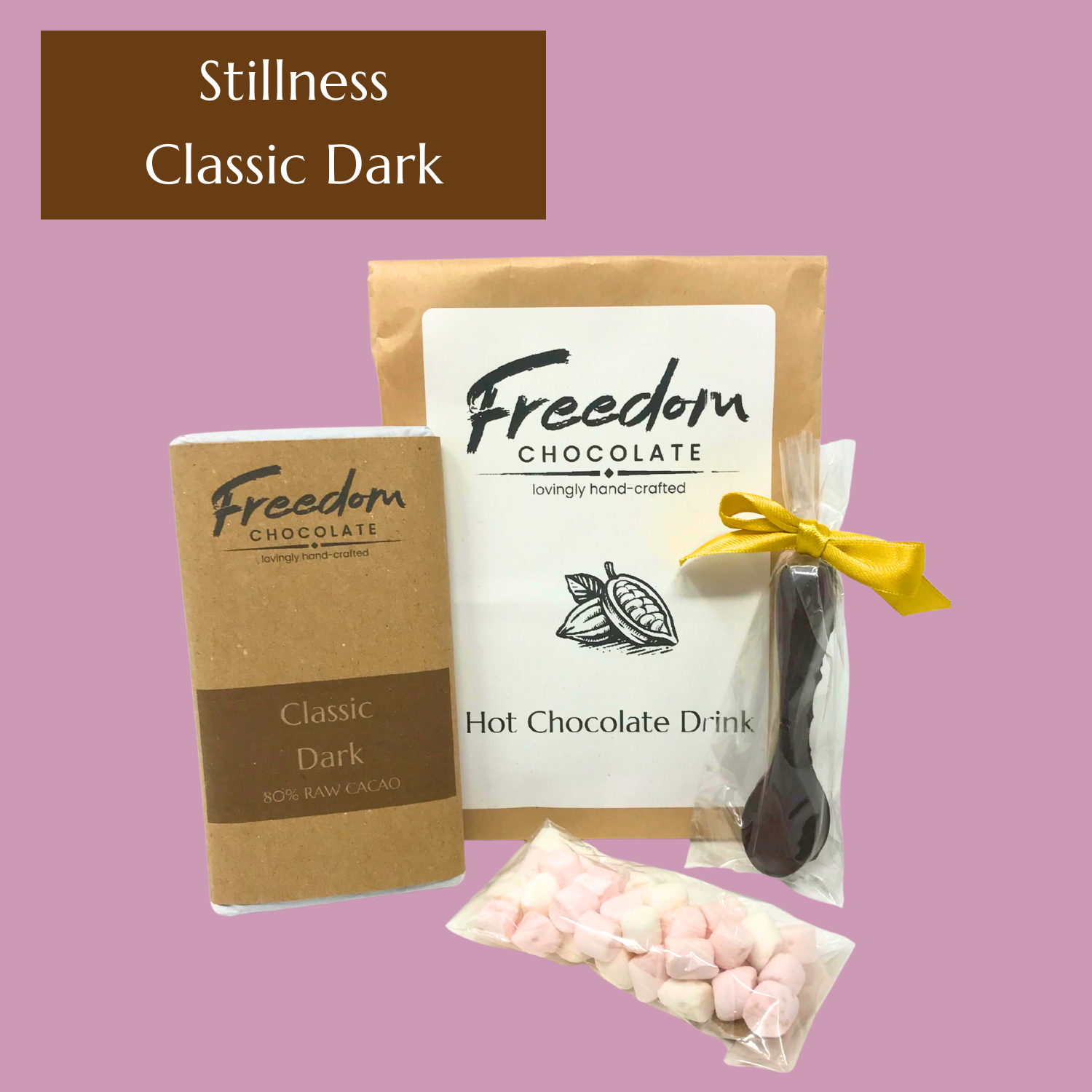 Stillness dark hot chocolate gift